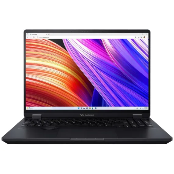 НОУТБУК 16" ASUS PROART STUDIOBOOK 16 OLED H7604JI, MINERAL BLACK, INTEL CORE I9-13980HX, 32ГБ/2048ГБ, БЕЗ ОС