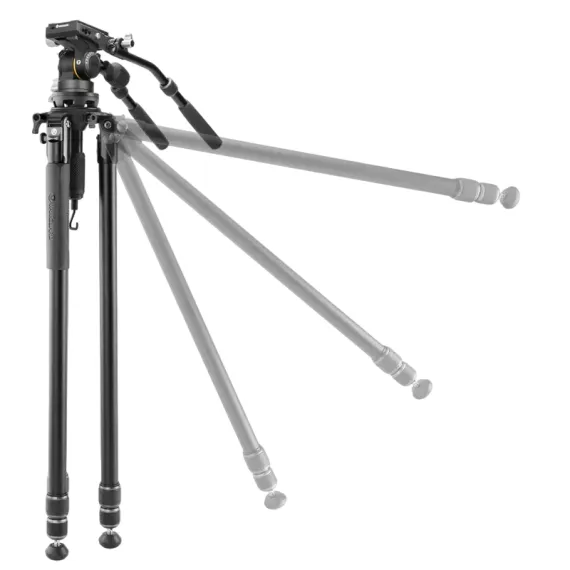 ШТАТИВ ДЛЯ ВИДЕОКАМЕР VANGUARD ALTA PRO 3VRL 303AV18, ВИДЕОГОЛОВКА/ШАРОВАЯ ГОЛОВКА , ЧЁРНЫЙ