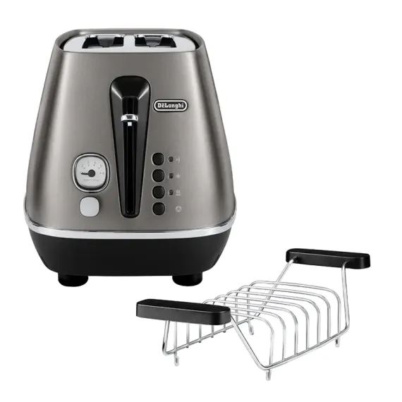 ТОСТЕР DELONGHI CTIN2103.TB, TITANIUM BLACK