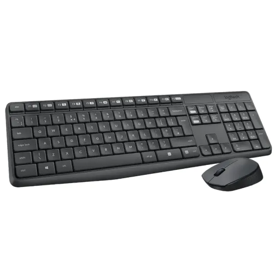 КЛАВИАТУРА И МЫШЬ LOGITECH MK235, БЕСПРОВОДНОЕ, СЕРЫЙ