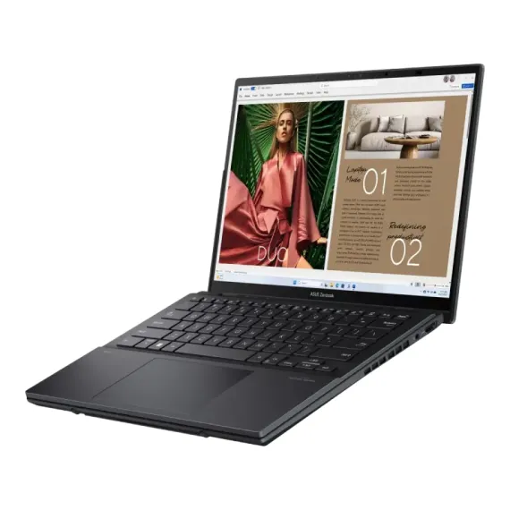 НОУТБУК 14" ASUS ZENBOOK DUO OLED UX8406MA, INKWELL GRAY, INTEL CORE ULTRA 9 185H, 32ГБ/1024ГБ, WINDOWS 11 HOME