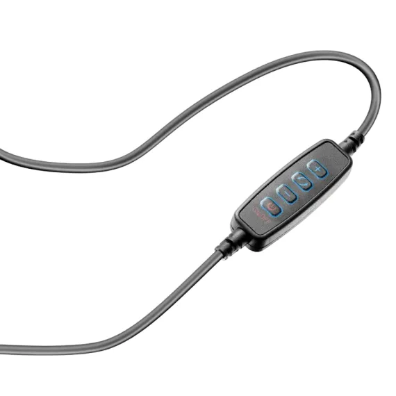 КОЛЬЦЕВАЯ ЛАМПА CELLULARLINE SELFIE RING PRO - UNIVERSALE, ЧЁРНЫЙ