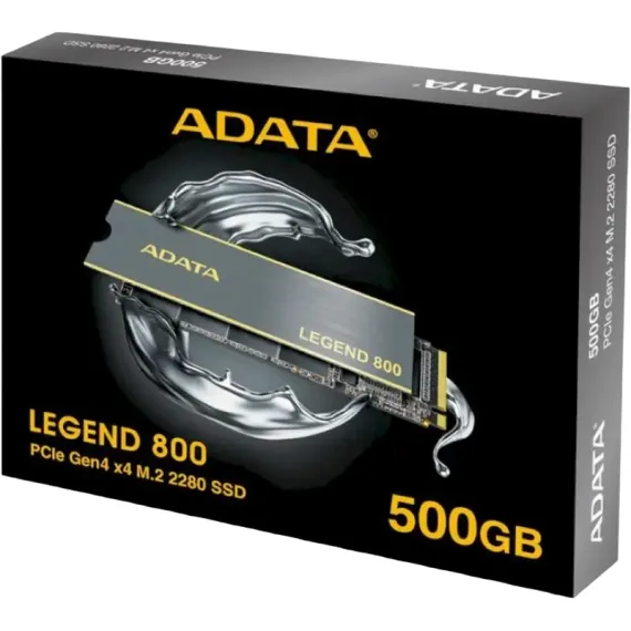 НАКОПИТЕЛЬ SSD ADATA LEGEND 800, 500ГБ, ALEG-800-500GCS