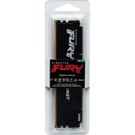 ОПЕРАТИВНАЯ ПАМЯТЬ KINGSTON FURY BEAST, DDR5 SDRAM, 4800 МГЦ, 16ГБ, KF548C38BB-16