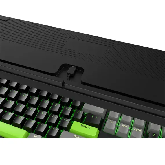 КЛАВИАТУРА GAMEMAX RAMPAGE X2, ПРОВОДНОЕ, ЧЁРНЫЙ | СЕРЫЙ