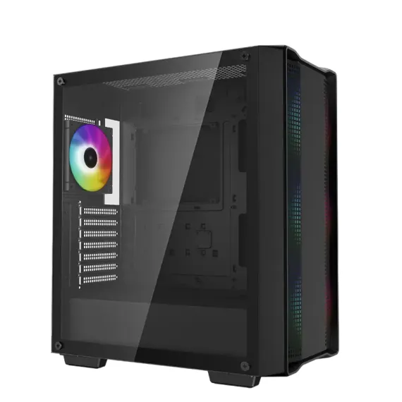 КОМПЬЮТЕРНЫЙ КОРПУС DEEPCOOL CC560  ARGB V2, MIDI-TOWER, БЕЗ БЛОКА ПИТАНИЯ, ЧЁРНЫЙ