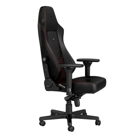 ИГРОВОЕ КРЕСЛО NOBLECHAIRS HERO, НАТУРАЛЬНАЯ КОЖА, ЧЕРНЫЙ | КРАСНЫЙ