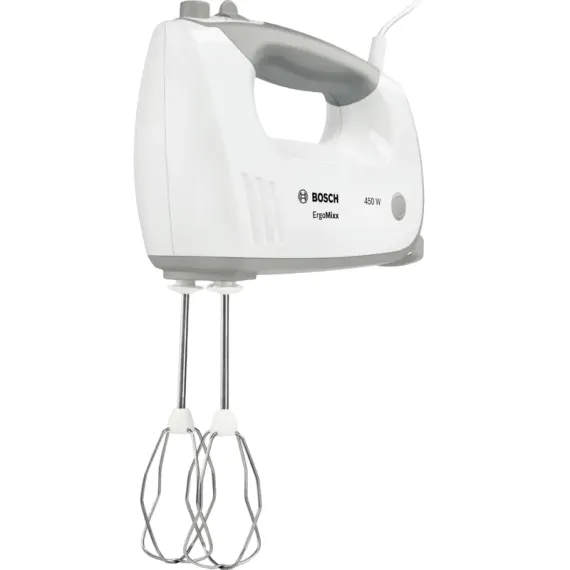 МИКСЕР РУЧНОЙ BOSCH ERGOMIXX MFQ36440, БЕЛЫЙ | СЕРЫЙ