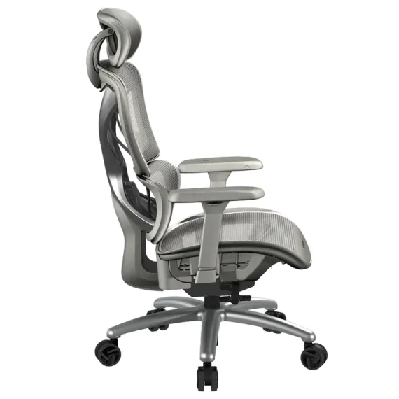 ИГРОВОЕ КРЕСЛО THUNDERX3 XTC, ВЕНТИЛИРУЕМАЯ CЕТКА, ИСКУССТВЕННАЯ КОЖА, MESH GREY