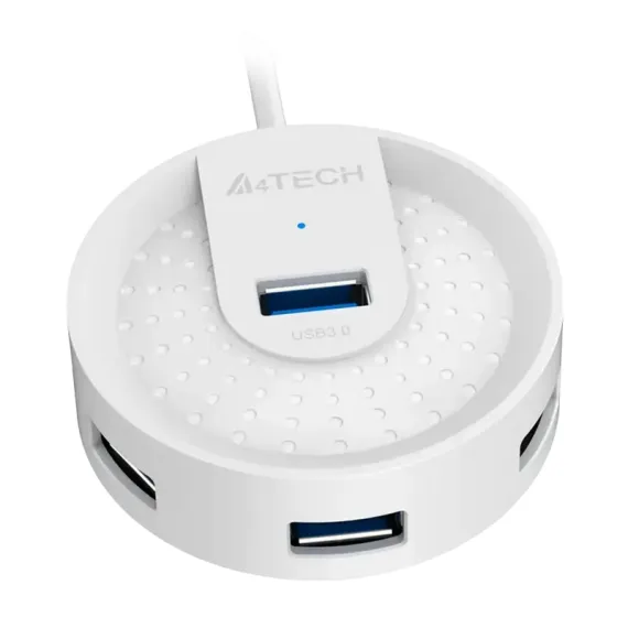 USB-КОНЦЕНТРАТОР A4TECH HUB-30, БЕЛЫЙ