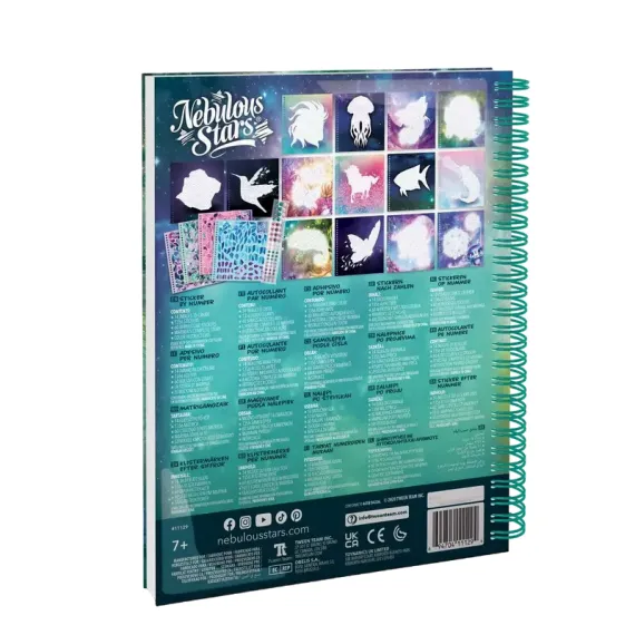 КРЕАТИВНЫЙ СКЕТЧБУК С НАКЛЕЙКАМИ NEBULOUS STARS 11129