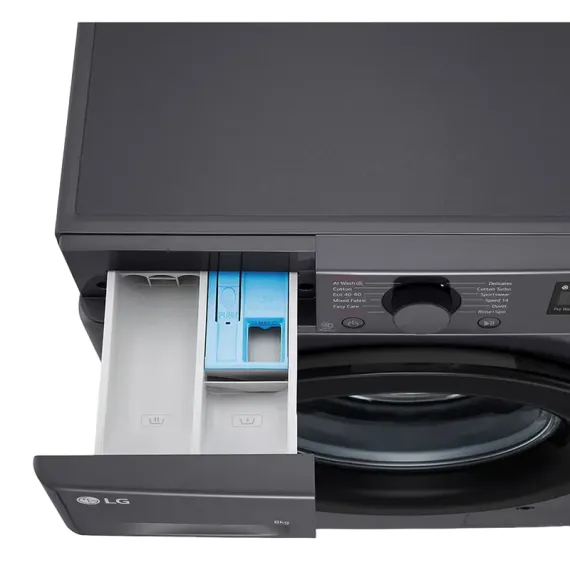 СТИРАЛЬНАЯ МАШИНА LG F2WR508SBM, 8КГ, СЕРЫЙ