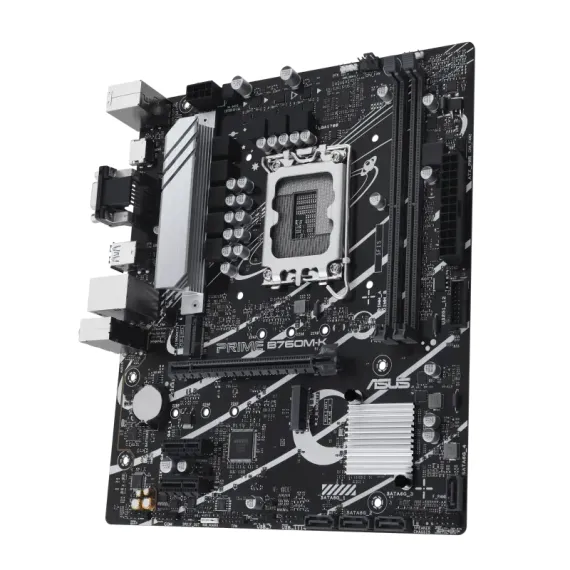 МАТЕРИНСКАЯ ПЛАТА ASUS PRIME B760M-K, LGA1700, INTEL B760, MICRO-ATX