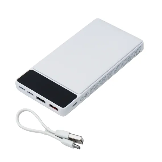 ПОРТАТИВНОЕ ЗАРЯДНОЕ УСТРОЙСТВО XO PR132, 10000МА·Ч, БЕЛЫЙ