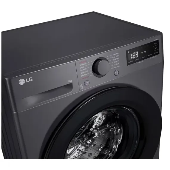 СТИРАЛЬНАЯ МАШИНА LG F2WR508SBM, 8КГ, СЕРЫЙ