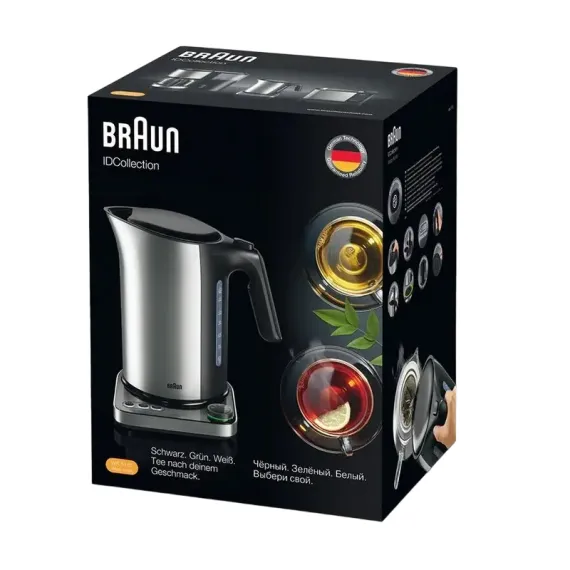 ЭЛЕКТРОЧАЙНИК BRAUN WK 5115 BK, ЧЁРНЫЙ | СЕРЫЙ