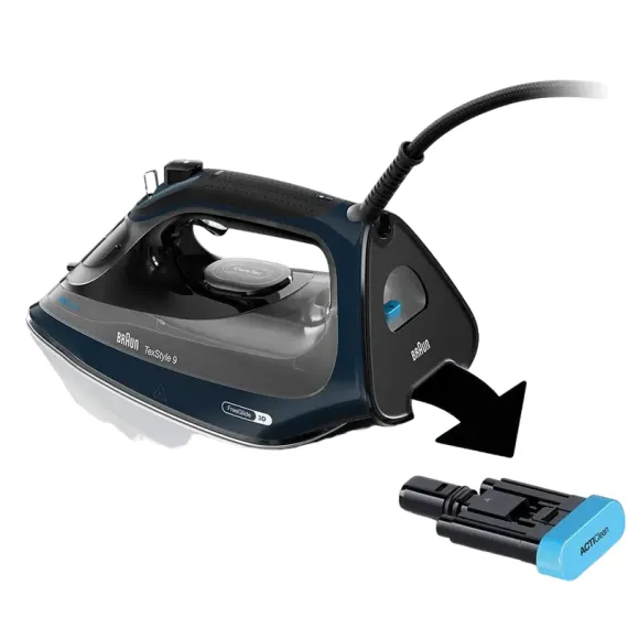 УТЮГ BRAUN SI 9682 DB, 3200ВТ, ЧЕРНЫЙ | СИНИЙ