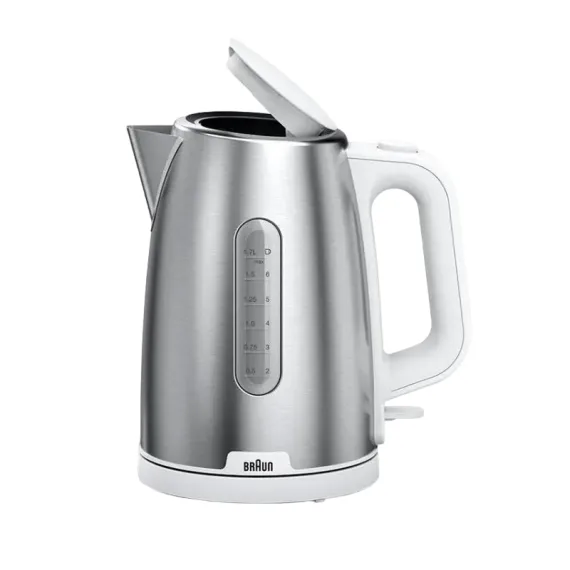 ЭЛЕКТРОЧАЙНИК BRAUN WK 1500 WH, БЕЛЫЙ | НЕРЖАВЕЮЩАЯ СТАЛЬ