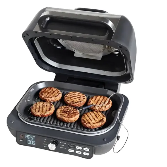 АЭРОФРИТЮРНИЦА NINJA AG651UK, ЧЁРНЫЙ | СЕРЕБРИСТЫЙ