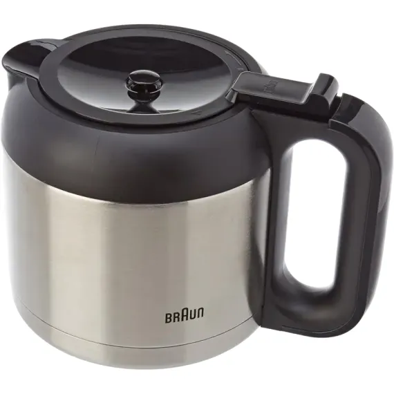 КАПЕЛЬНАЯ КОФЕВАРКА BRAUN KF 7125 BK, 1000ВТ, ЧЕРНЫЙ | НЕРЖАВЕЮЩАЯ СТАЛЬ