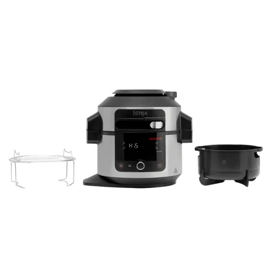 МУЛЬТИВАРКА-СКОРОВАРКА NINJA OL550EU, НЕРЖАВЕЮЩАЯ СТАЛЬ | ЧЕРНЫЙ
