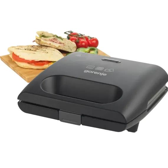 СЭНДВИЧНИЦА-МУЛЬТИПЕКАРЬ GORENJE SM703GCB, ЧЁРНЫЙ