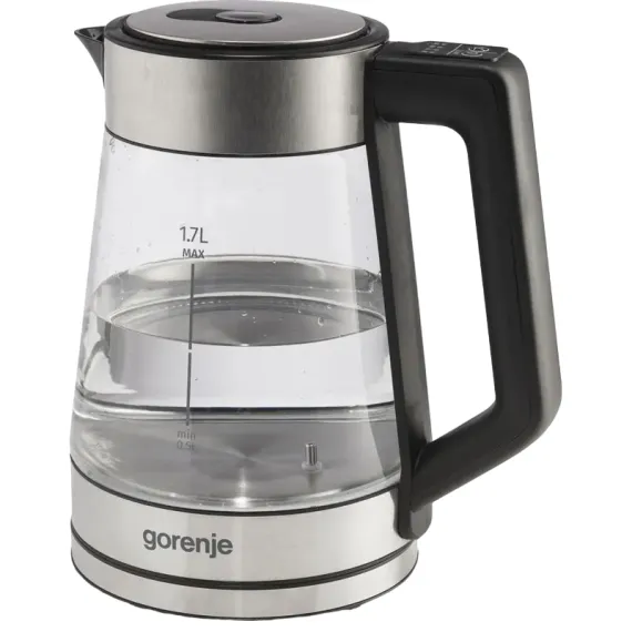 ЭЛЕКТРОЧАЙНИК GORENJE K17TRG, НЕРЖАВЕЮЩАЯ СТАЛЬ | ЧЕРНЫЙ