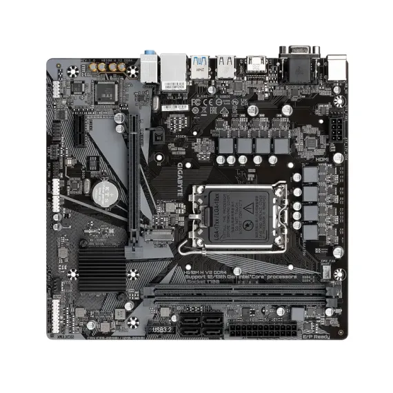 МАТЕРИНСКАЯ ПЛАТА GIGABYTE H610M H V2, LGA1700, INTEL H610, MICRO-ATX