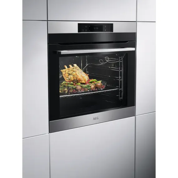 ЭЛЕКТРИЧЕСКИЙ ДУХОВОЙ ШКАФ AEG BPK748380M, НЕРЖАВЕЮЩАЯ СТАЛЬ