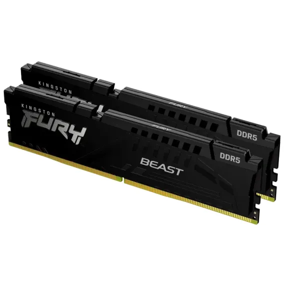ОПЕРАТИВНАЯ ПАМЯТЬ KINGSTON FURY BEAST, DDR5 SDRAM, 5200 МГЦ, 64ГБ, KF552C36BBEK2-64