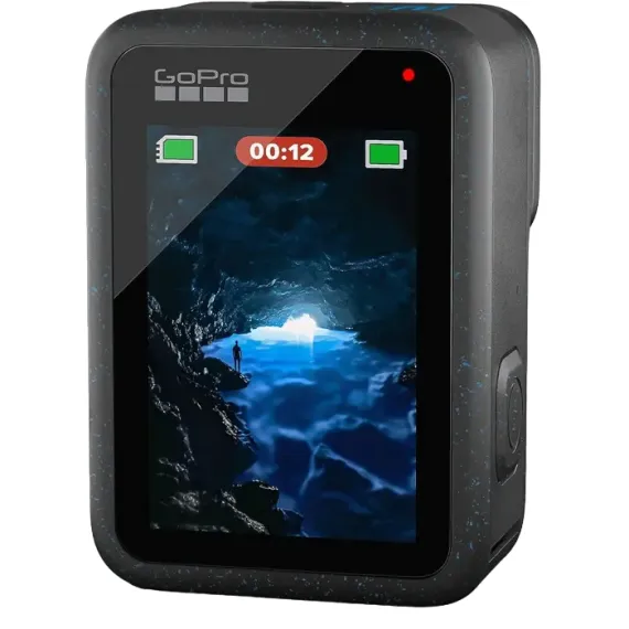 ЭКШН-КАМЕРА GOPRO HERO 12 + ENDURO + HEAD STRAP + HANDLER FLOATING, ЧЁРНЫЙ