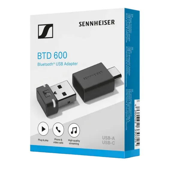 BLUETOOTH-АДАПТЕР SENNHEISER BTD 600, ЧЁРНЫЙ