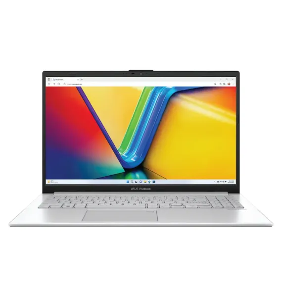 НОУТБУК 15,6" ASUS VIVOBOOK GO 15 E1504FA, COOL SILVER, AMD RYZEN 5 7520U, 16ГБ/512ГБ, БЕЗ ОС