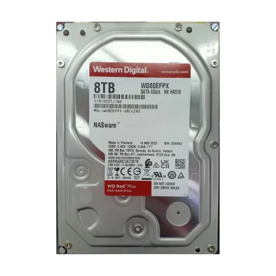ЖЕСТКИЙ ДИСК WESTERN DIGITAL WD RED PLUS, 3.5", 8 TБ