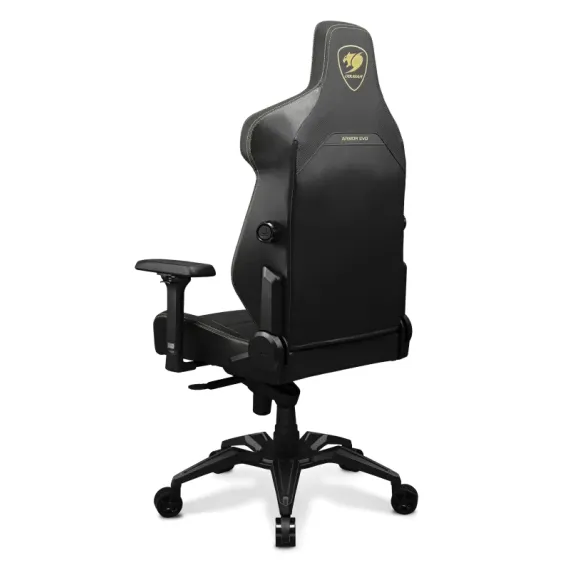 ИГРОВОЕ КРЕСЛО COUGAR ARMOR EVO, ПВХ КОЖА, ЧЕРНЫЙ/ЗОЛОТОЙ