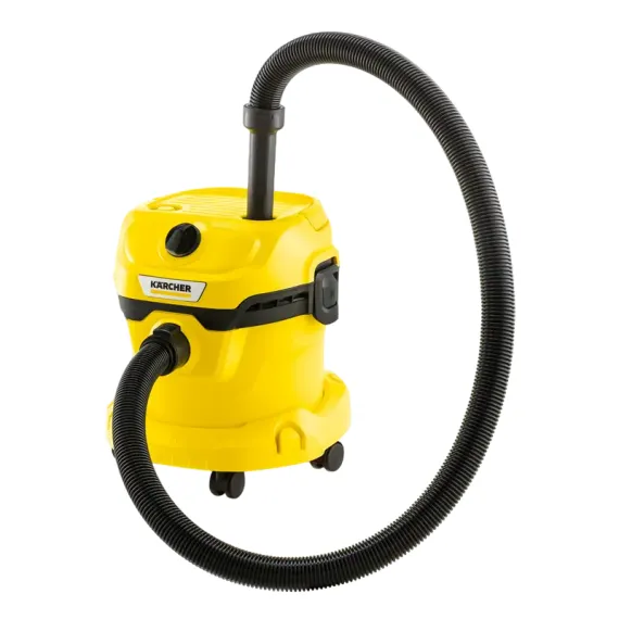 ПЫЛЕСОС KARCHER WD 2 PLUS V-12/4/18 + ФИЛЬТР-МЕШКИ KFI 357, ЖЁЛТЫЙ