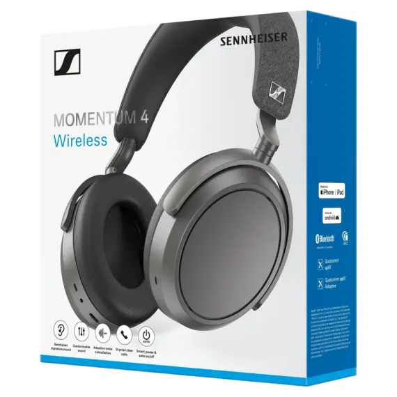 НАУШНИКИ SENNHEISER MOMENTUM 4, ГРАФИТОВЫЙ