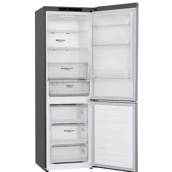 ХОЛОДИЛЬНИК LG GBB61PZJMN, НЕРЖАВЕЮЩАЯ СТАЛЬ