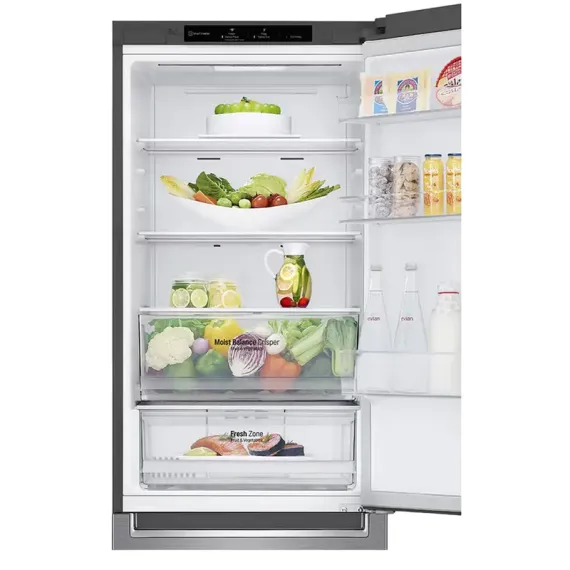 ХОЛОДИЛЬНИК LG GBB61PZJMN, НЕРЖАВЕЮЩАЯ СТАЛЬ