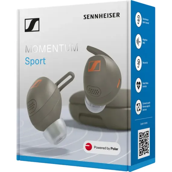 НАУШНИКИ SENNHEISER MOMENTUM SPORT TWS, ОЛИВКОВЫЙ