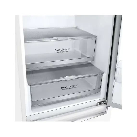 ХОЛОДИЛЬНИК LG GBB72SWDMN, БЕЛЫЙ