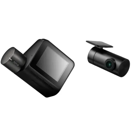 КОМПЛЕКТ ВИДЕОРЕГИСТРАТОРОВ ПЕРЕДНЕЙ И ЗАДНЕЙ ПАНЕЛИ АВТОМОБИЛЯ 70MAI A200 + REAR CAM, ЧЁРНЫЙ