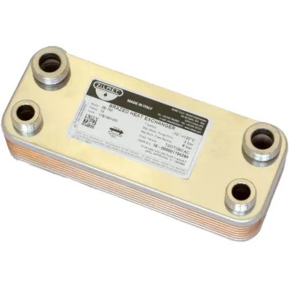 ТЕПЛООБМЕННИК ZB-14 P 3/4"+1/2" INOX ZILMET