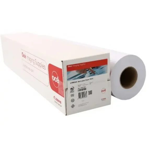 LFM054 OCE RED LABEL PAPER 75 G, 841 MM, 200 M, ROLL