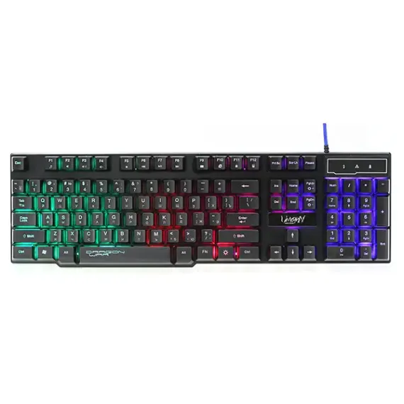 КЛАВИАТУРА QUMO UNICORN K01, ПРОВОДНОЕ, ЧЁРНЫЙ