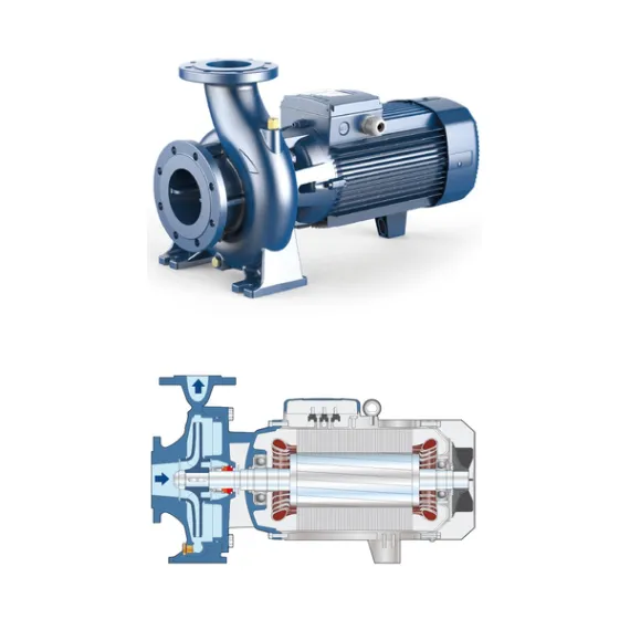 ЦЕНТРОБЕЖНЫЙ НАСОС СТАНДАРТА "EN 733" PEDROLLO F40/250B 11 KW
