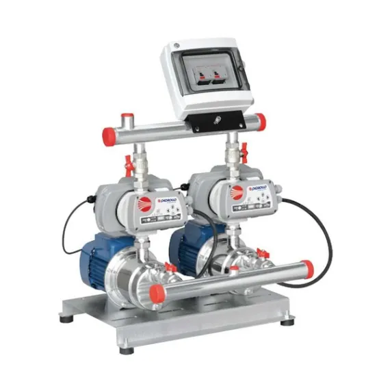 НАСОСНАЯ СТАНЦИЯ ИЗ 2-Х НАСОСОВ PEDROLLO GP2WM - 5CR 80 1+1 КВТ