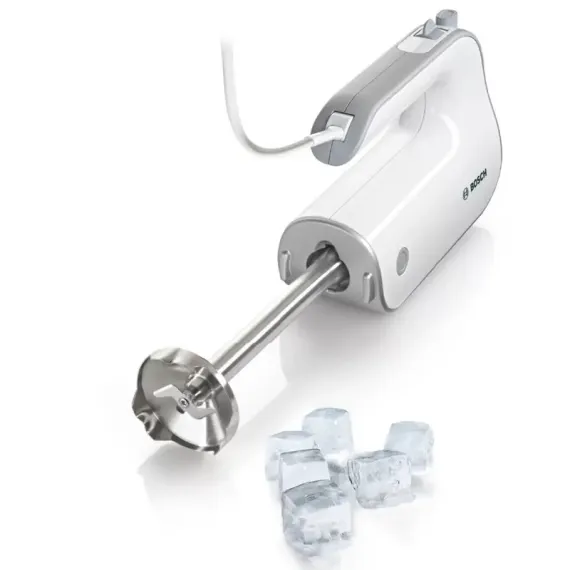 МИКСЕР РУЧНОЙ BOSCH STYLINE MFQ4070, БЕЛЫЙ/ СЕРЕБРИСТЫЙ