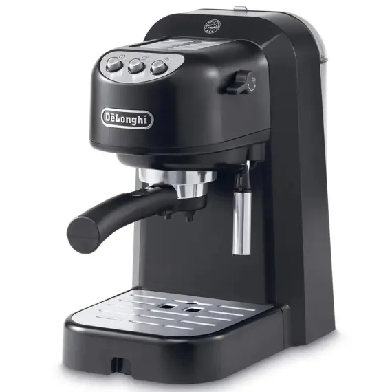 КОФЕВАРКА ЭСПРЕССО DE'LONGHI PUMP ESPRESSO, 1100ВТ, ЧЁРНЫЙ