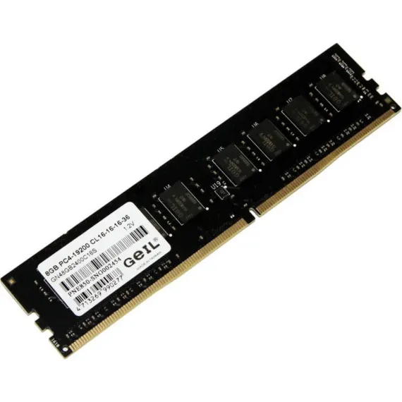 .8GB DDR4-  2400MHZ   GEIL PC19200, CL16, 288PIN DIMM 1.2V
